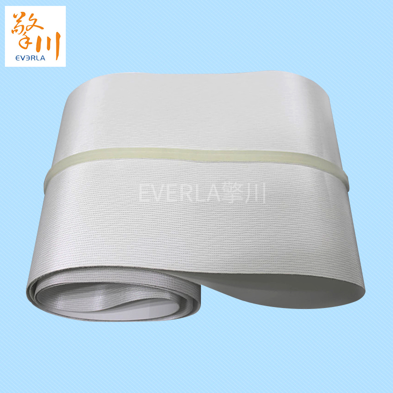 白色透明加導(dǎo)條pu<a href='http://www.hookf.cn/shusongdai/' target='_blank'><u>輸送帶</u></a>食品<a href='http://www.hookf.cn/shusongdai/' target='_blank'><u>輸送帶</u></a>主圖