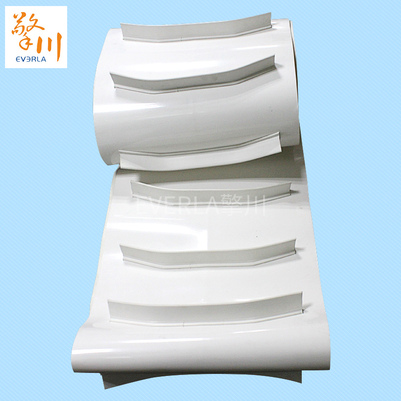 PVC<a href='http://www.hookf.cn/shusongdai/' target='_blank'><u>輸送帶</u></a>加彎擋板