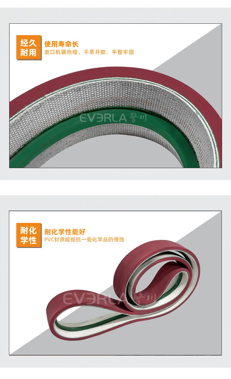 綠色PVC加導條進口紅膠